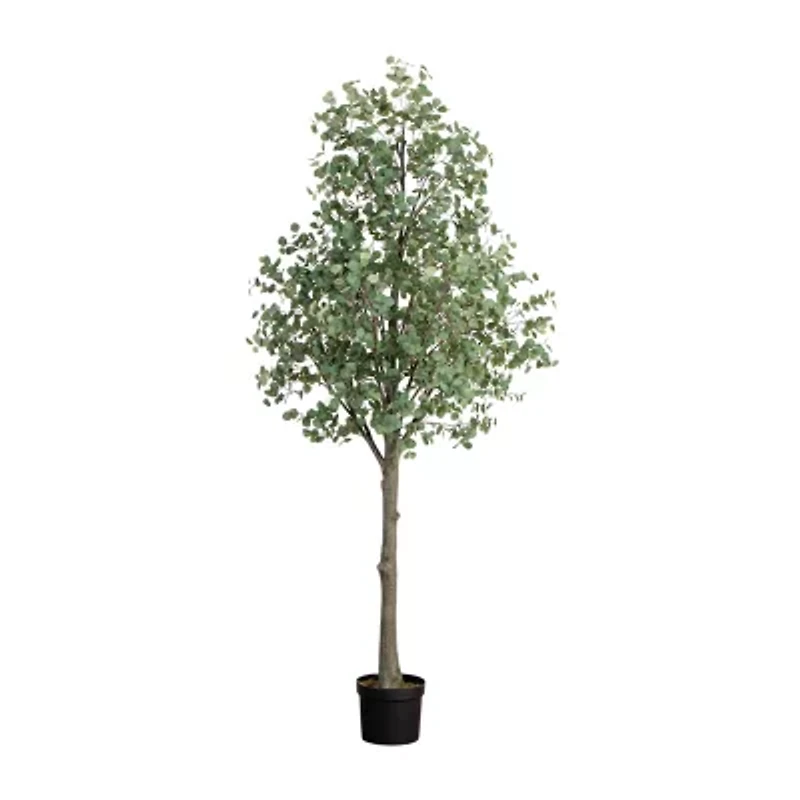 Nearly Natural 12ft. Green Eucalyptus Artificial Tree