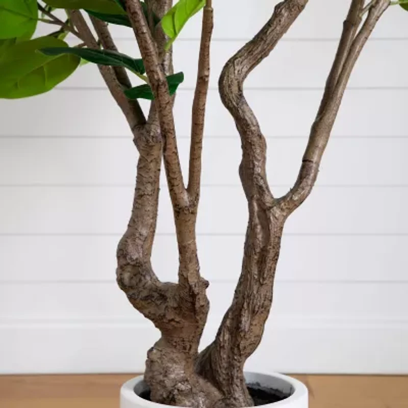 Nearly Natural 6ft. Green Audrey Ficus Artificial Tree