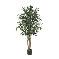 Nearly Natural 4ft. Green Ficus Artificial Tree