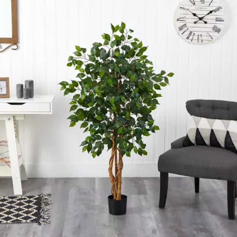 Nearly Natural 4ft. Green Ficus Artificial Tree
