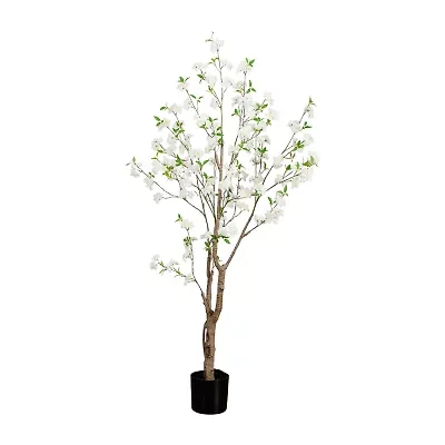 Nearly Natural 6ft. Green Deluxe Cherry Blossom Artificial Tree