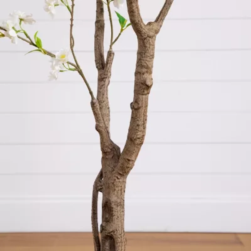Nearly Natural 6ft. Green Deluxe Cherry Blossom Artificial Tree