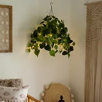 Nearly Natural 24in. Green Lighted Philodendron Artificial Plant