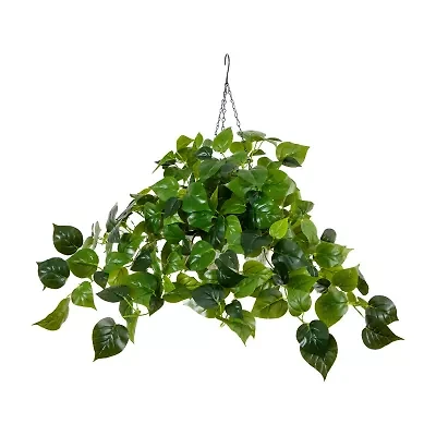 Nearly Natural 24in. Green Lighted Philodendron Artificial Plant