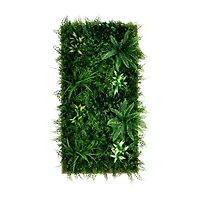 Nearly Natural 20in. X 20in. Green Costa Rican Forest Wall Panel Artificial Plant