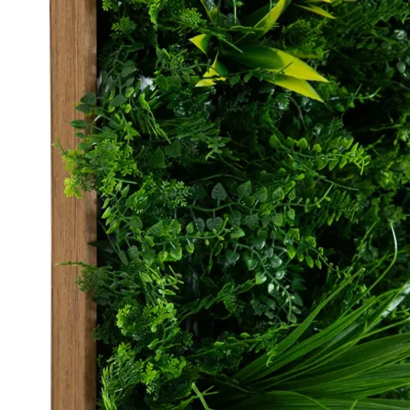Nearly Natural 20in. X 20in. Green Costa Rican Forest Wall Panel Artificial Plant