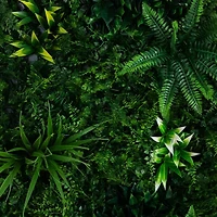 Nearly Natural 20in. X 20in. Green Costa Rican Forest Wall Panel Artificial Plant