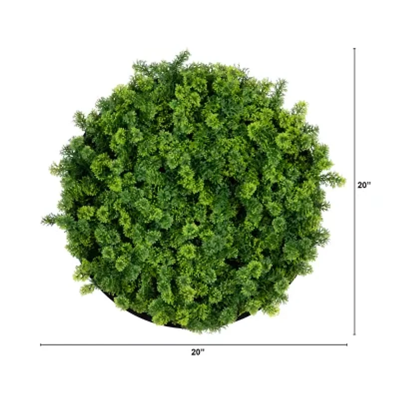 Nearly Natural 20in. Green Irish Meadow Wall Panel Artificial Plant