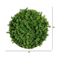 Nearly Natural 20in. Green Irish Meadow Wall Panel Artificial Plant