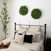 Nearly Natural 20in. Green Irish Meadow Wall Panel Artificial Plant