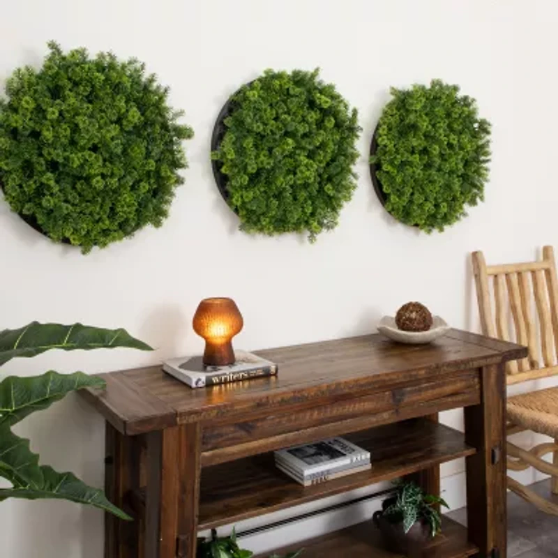 Nearly Natural 20in. Green Irish Meadow Wall Panel Artificial Plant
