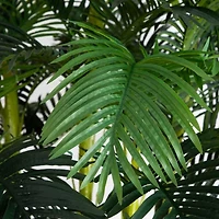 Nearly Natural 9.5ft. Green Areca Palm Indoor Artificial Tree