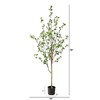 Nearly Natural 6.5ft. Green Citrus Artificial Tree
