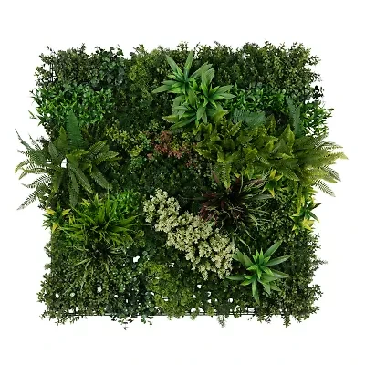 Nearly Natural 40in. X 40in. Green Amazon Rainforest Wall Panel Artificial Plant
