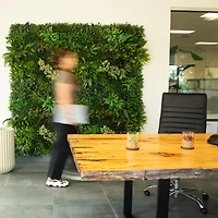 Nearly Natural 40in. X 40in. Green Amazon Rainforest Wall Panel Artificial Plant