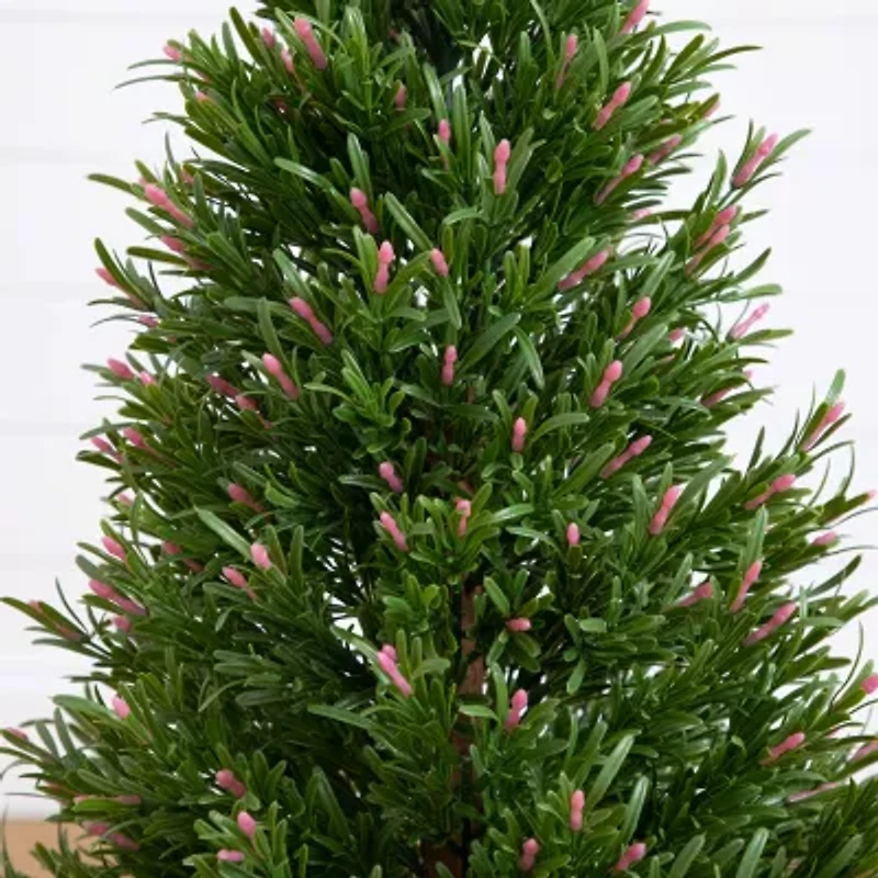 Nearly Natural 3ft. Green Rosemary Topiary