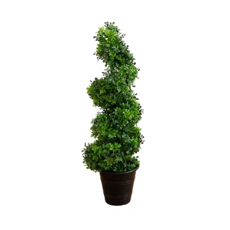 Nearly Natural 3ft. Green Boxwood Topiary