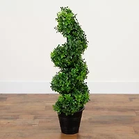 Nearly Natural 3ft. Green Boxwood Topiary