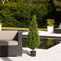 Nearly Natural 4ft. Green Rosemary Topiary