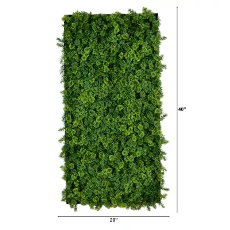 Nearly Natural 20in. X 40in. Green Irish Meadow Wall Panel Artificial Plant