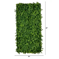 Nearly Natural 20in. X 40in. Green Irish Meadow Wall Panel Artificial Plant