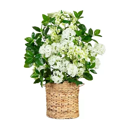 Nearly Natural 31in Green Mixed Flower Arrangement Floral Arrangement
