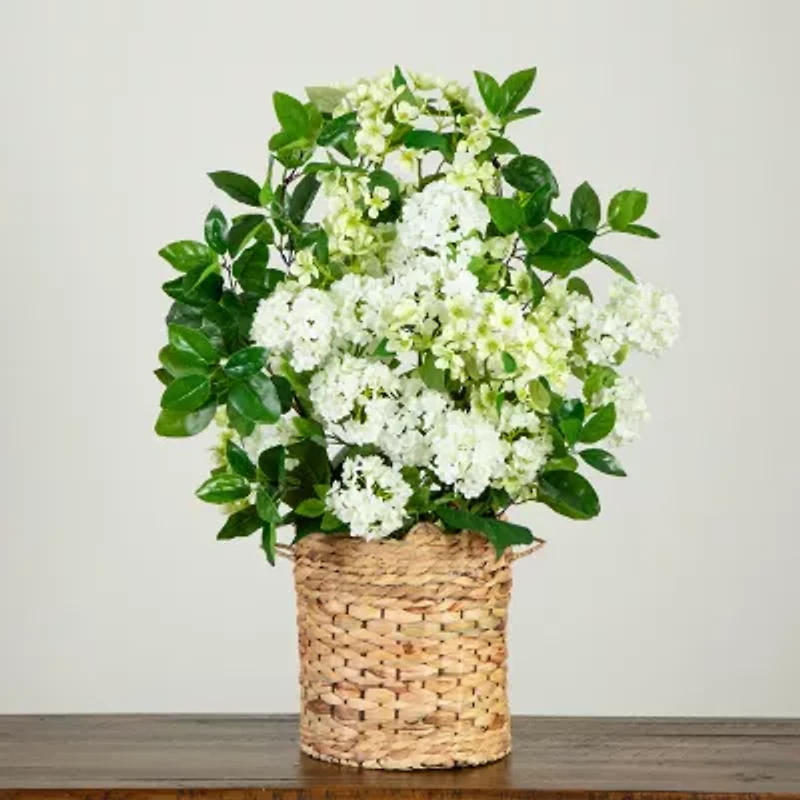 Nearly Natural 31in Green Mixed Flower Arrangement Floral Arrangement