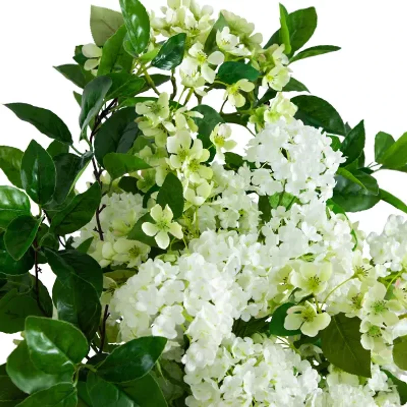 Nearly Natural 31in Green Mixed Flower Arrangement Floral Arrangement