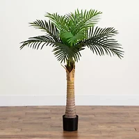 Nearly Natural 4ft. Green Coconut Palm Artificial Tree