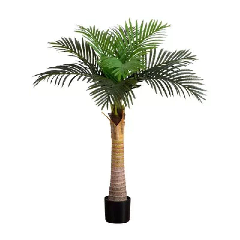 Nearly Natural 4ft. Green Coconut Palm Artificial Tree