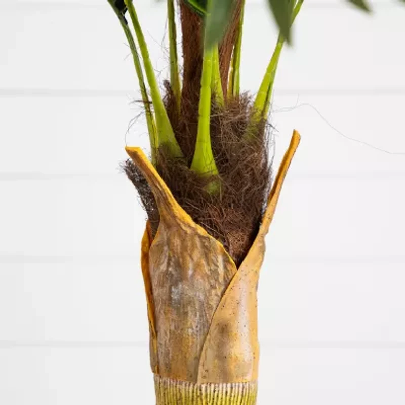 Nearly Natural 4ft. Green Coconut Palm Artificial Tree