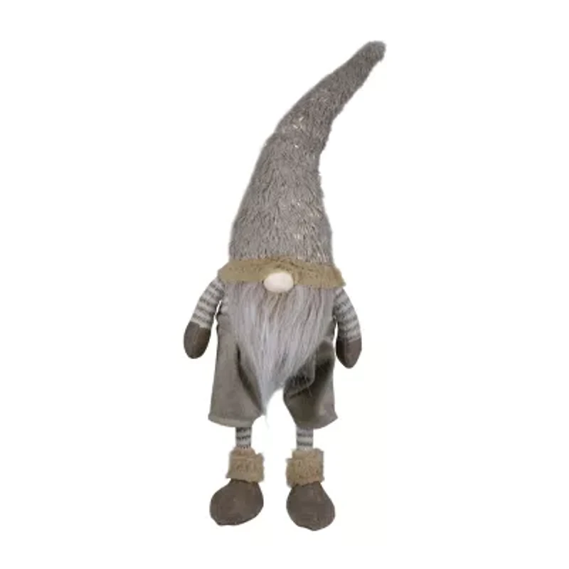 Northlight Standing Swaying Figure - 22in - Beige Christmas Gnome
