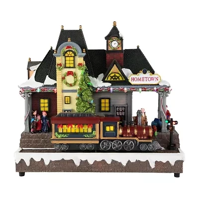 Northlight Led Lighted And Musical - 13in Plays Music Christmas Village
