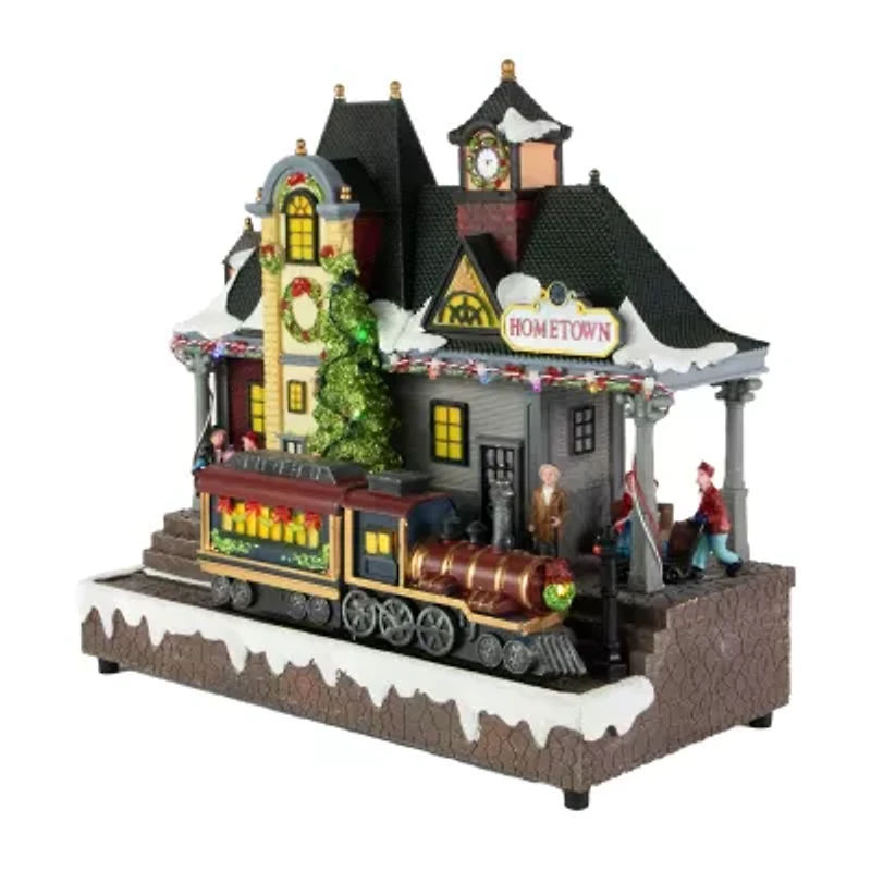 Northlight Led Lighted And Musical - 13in Plays Music Christmas Village