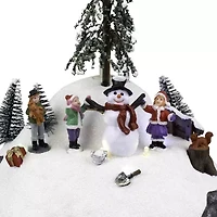Northlight Led Lighted And Musical Flying Santa Animated - 13.5in Lighted Christmas Village