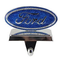 Northlight 5in Blue And Silver Officially Licensed Iconic Ford Logo Christmas Stocking Holder