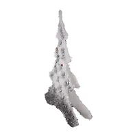 Northlight Led Lighted 2d Tinsel And Pine 2 Foot Pine Christmas Tree