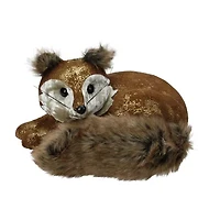 Northlight Laying Fox - 16.5in - Brown Christmas Figurine