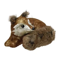 Northlight Laying Fox - 16.5in - Brown Christmas Figurine