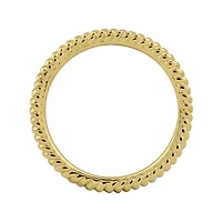 Personally Stackable 18K Yellow Gold Over Sterling Silver 1.5mm Twisted Ring
