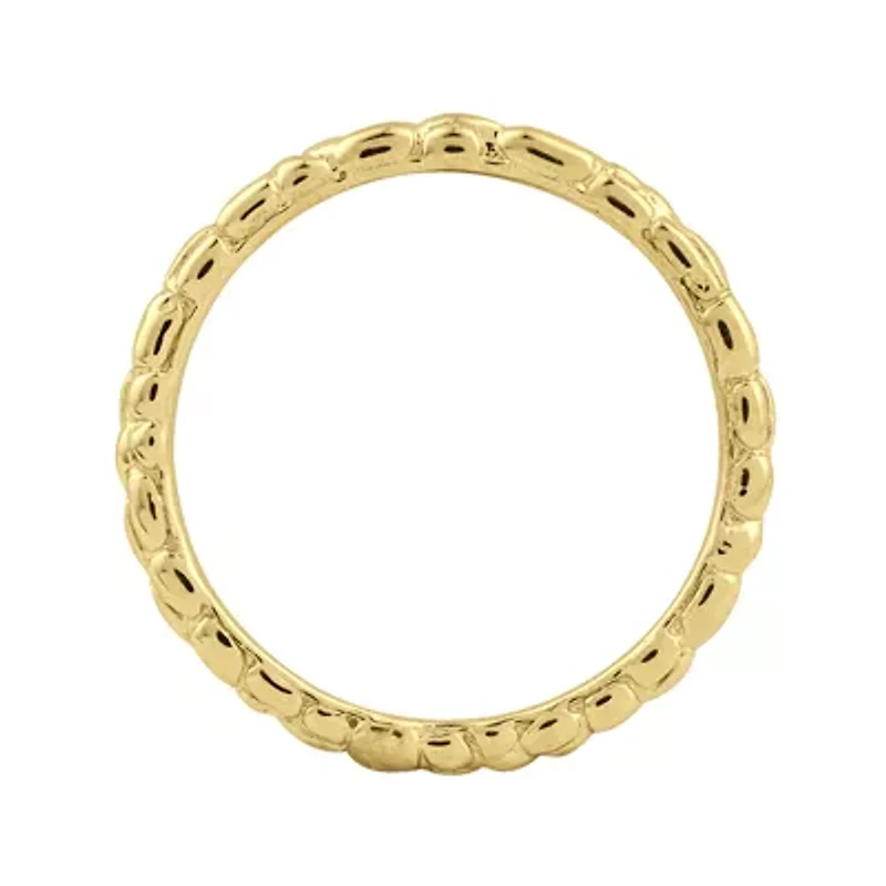 Personally Stackable 18K Yellow Gold Over Sterling Silver 1.5mm Twisted Ring