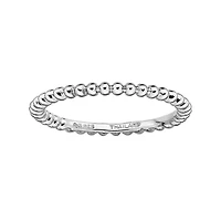 Personally Stackable Sterling Silver Stackable 1.5mm Beaded Ring