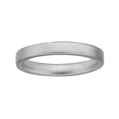 Personally Stackable Sterling Silver Stackable 3.5mm Satin Ring