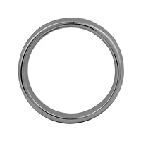 Personally Stackable Black Sterling Silver Stackable 3.5mm Rounded Ring