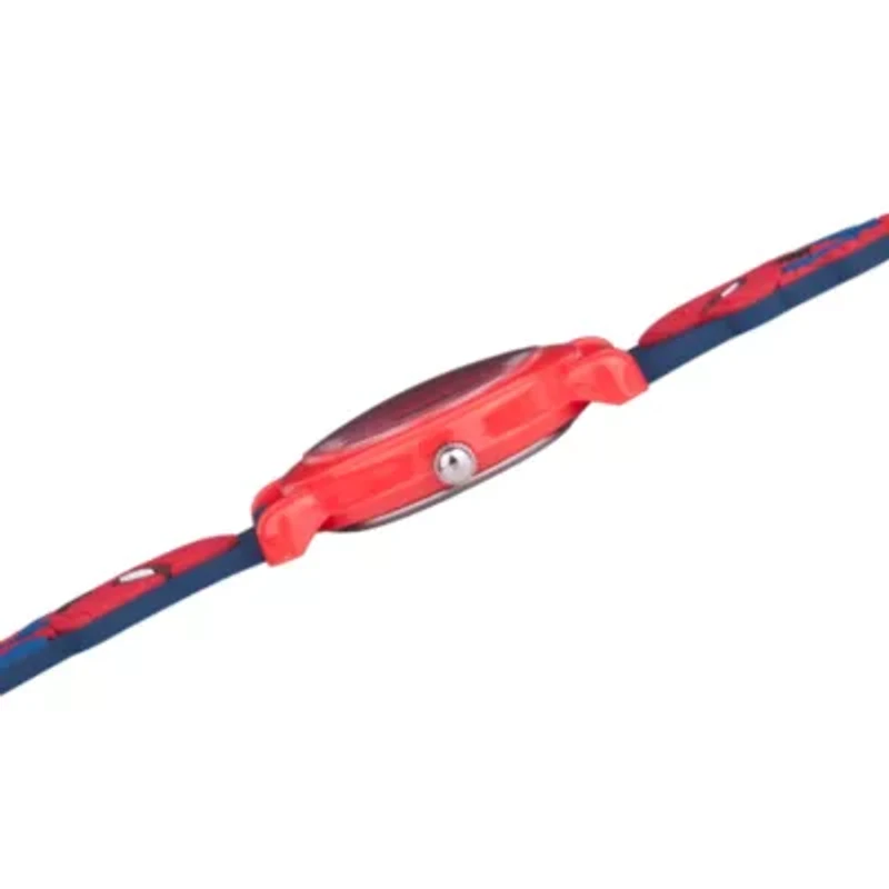 Marvel Spiderman Boys Blue Strap Watch Wma000161