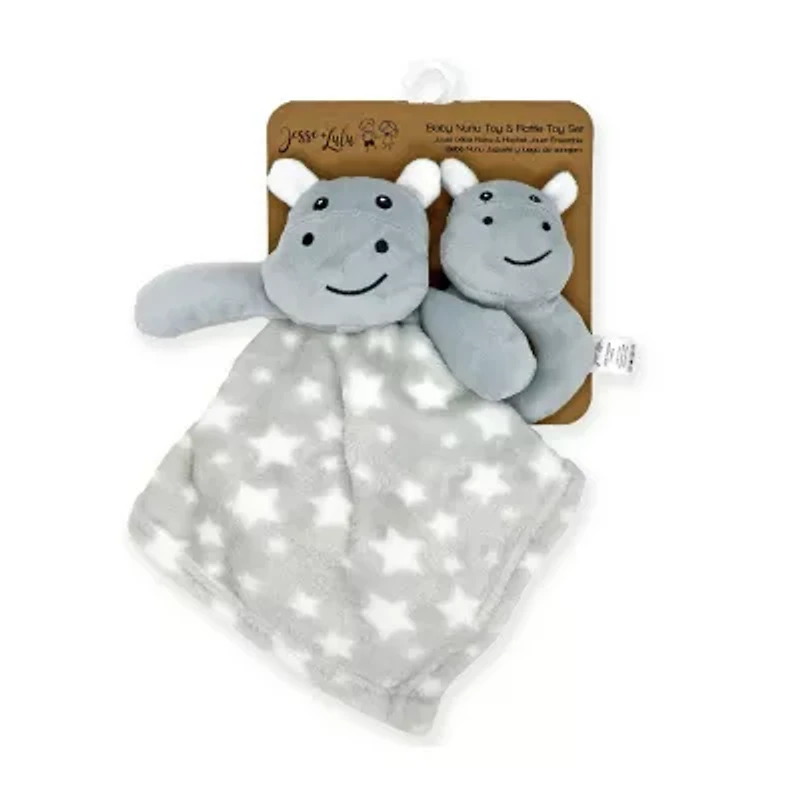 3 Stories Trading Company Baby Boys And Girls Blanket Nunu Rattle