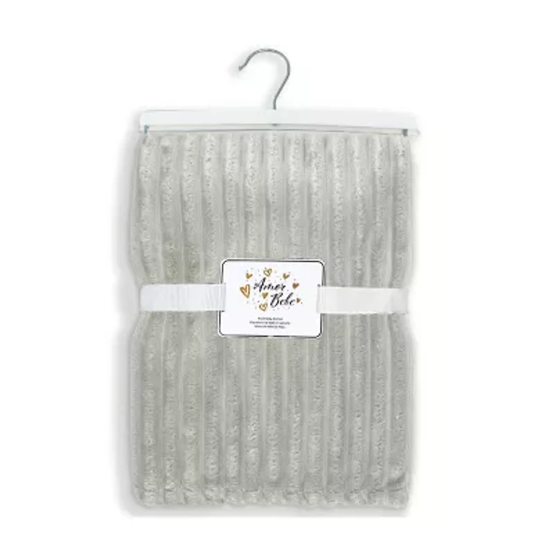 3 Stories Trading Company Baby Striped Blanket And 4 Receiving Blankets