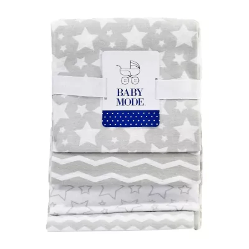 3 Stories Trading Company Baby Striped Blanket And 4 Receiving Blankets