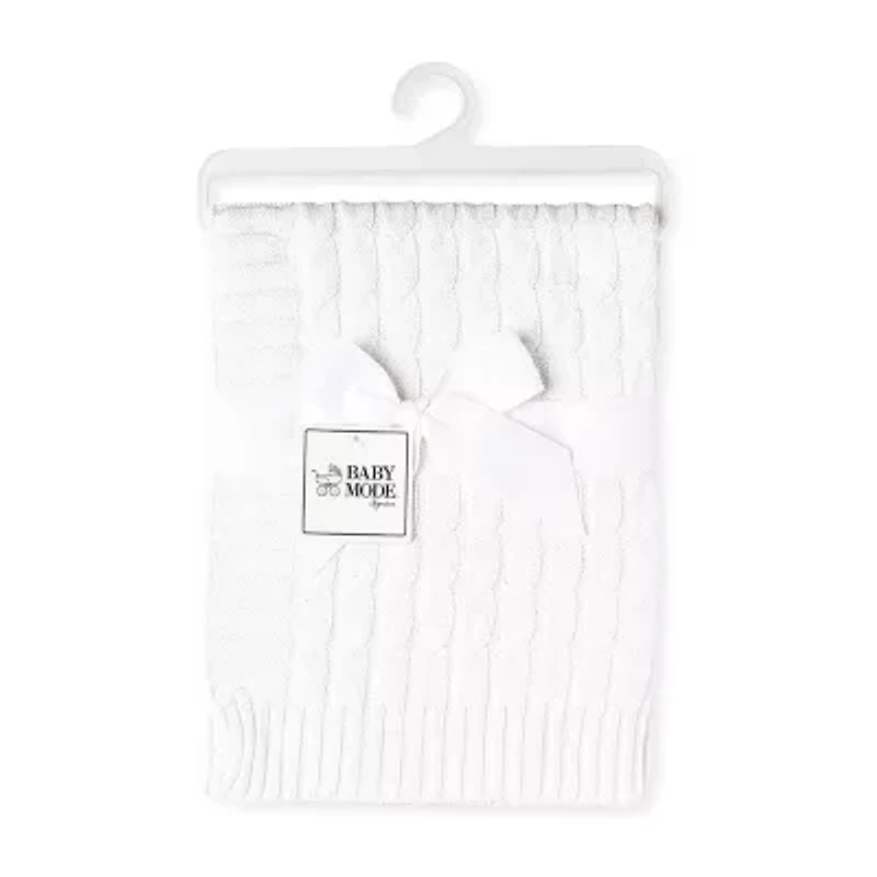 3 Stories Trading Company Baby Cable Knit Gift Set 2-pc. Blanket