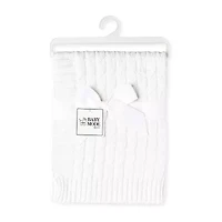 3 Stories Trading Company Baby Cable Knit Gift Set 2-pc. Blanket